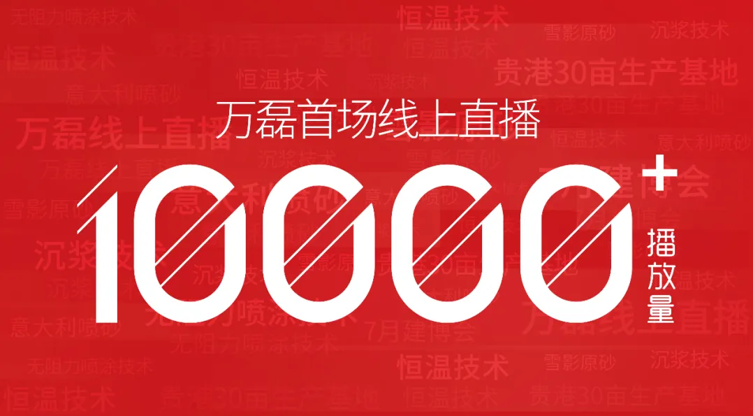 10000+人氣，萬磊首場線上直播 完美收官！